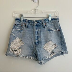 Abercrombie & Fitch Annie High Rise Short Women’s Jean Shorts Size 26/2